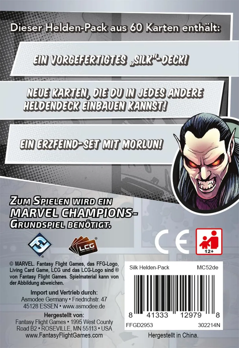 Marvel Champions Silk Helden-Erweiterung Kartenspiel Deutsch
