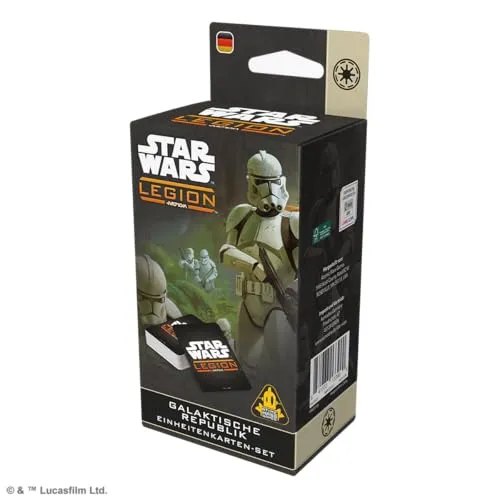 Star Wars Legion Republik Einheitenkarten-Set Tabletop deutsch