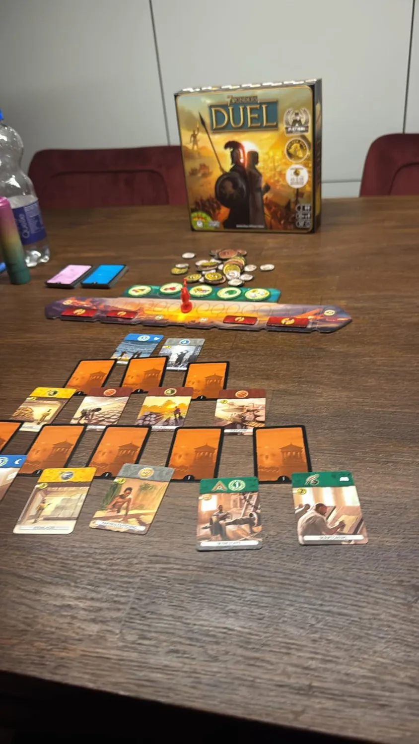 7 Wonders Duel Grundspiel Strategiespiel 2 Spieler Deutsch