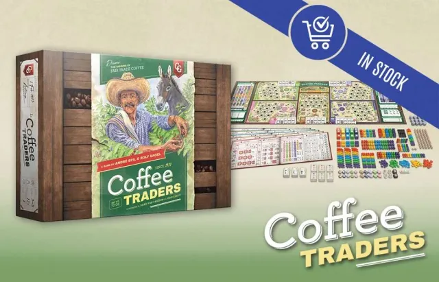 Capstone Games Coffee Traders Brettspiel Kaffee Fair Trade