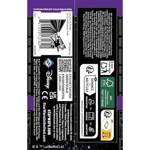 Star Wars Unlimited Secrets of Power Booster 16 Karten