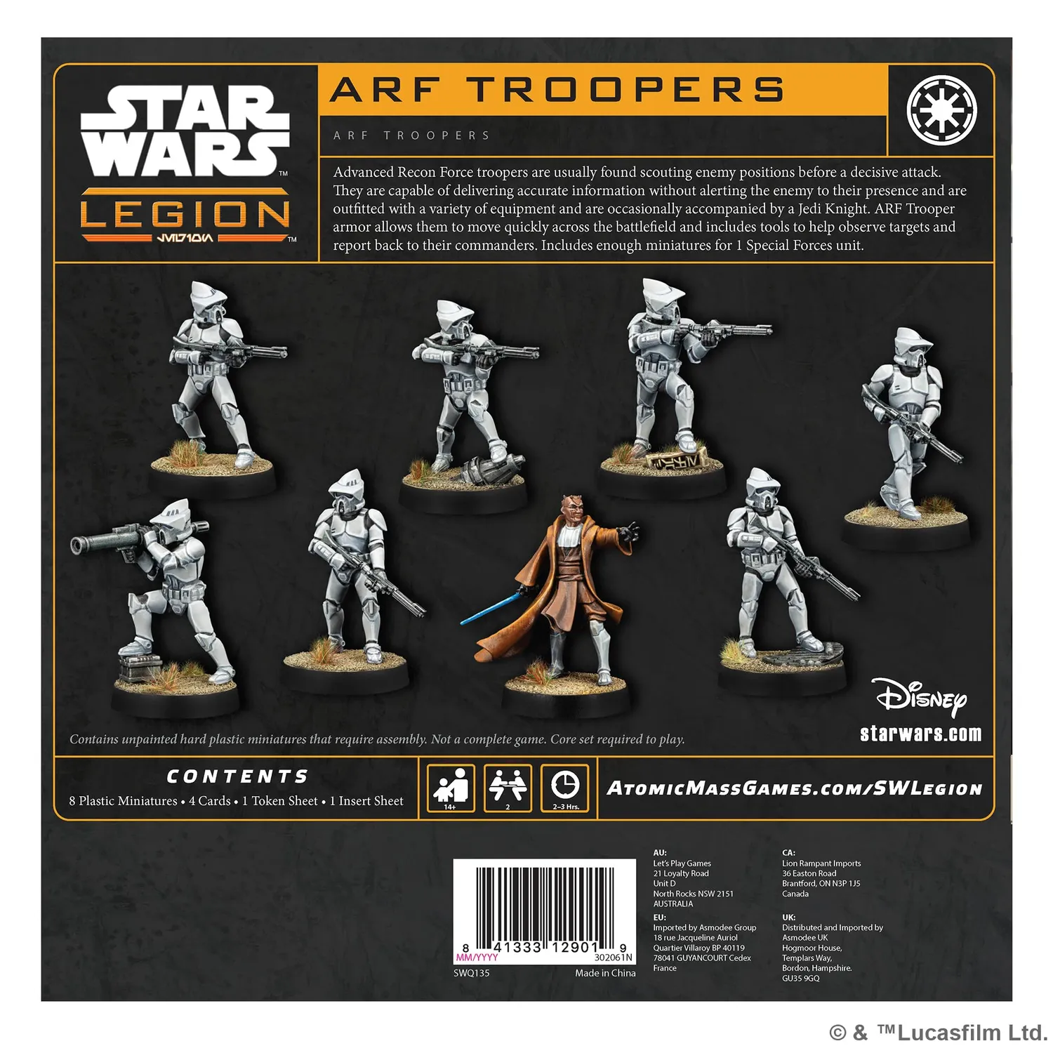 Asmodee Star Wars Legion ARF Troopers Einheit-Erweiterung