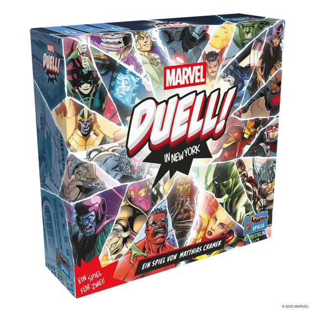 Asmodee Marvel Duell In New York Kartenspiel 2 Spieler