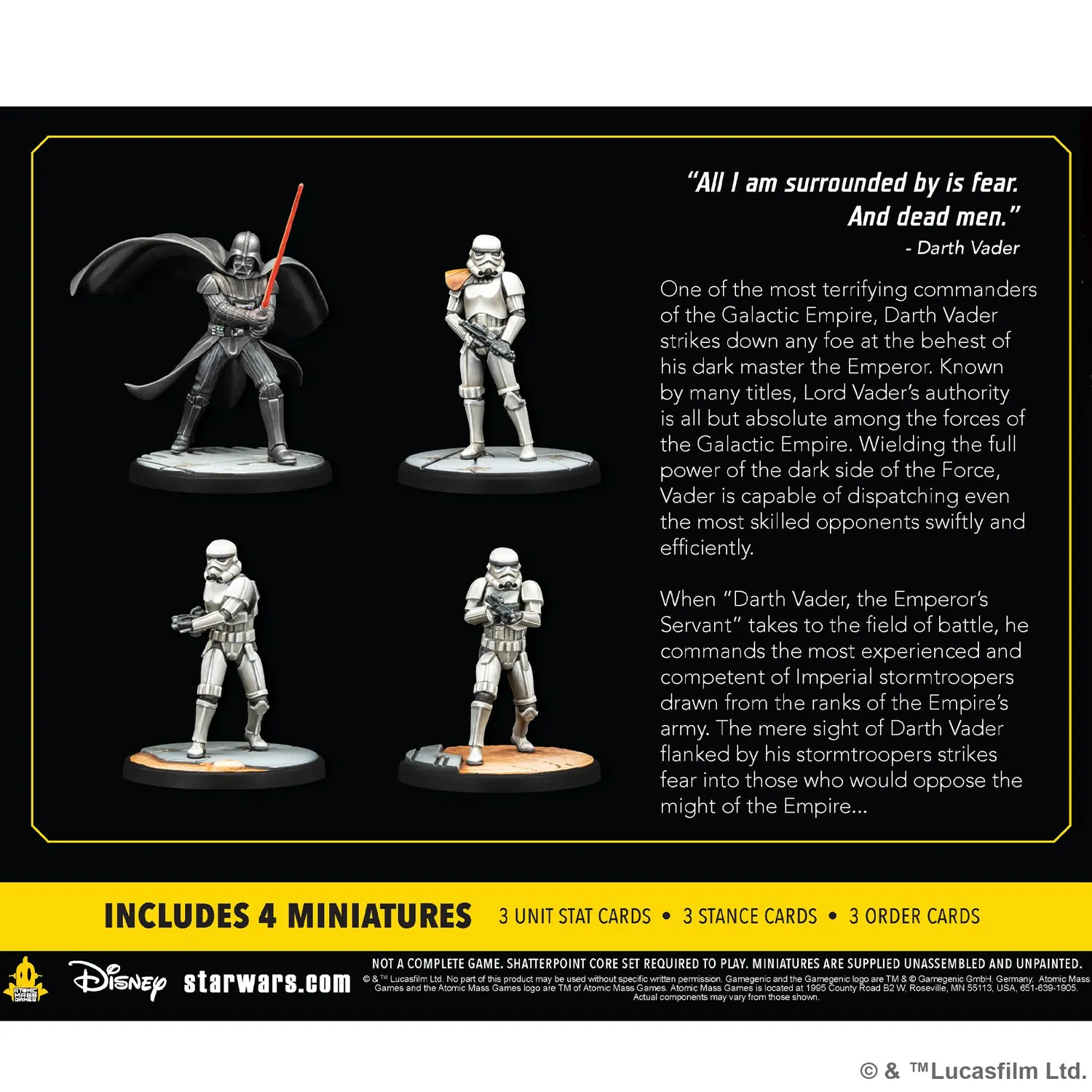 Asmodee Star Wars Shatterpoint Fear and Dead Men Squad Pack