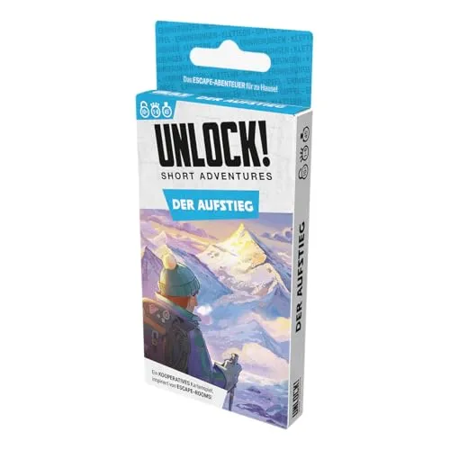 Asmodee Unlock Short Adventures Der Aufstieg Escape-Spiel