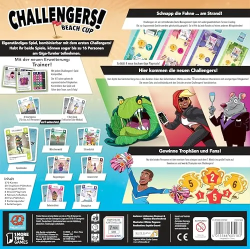 Asmodee Challengers Beach Cup Kennerspiel Turnier 1-8 Spieler