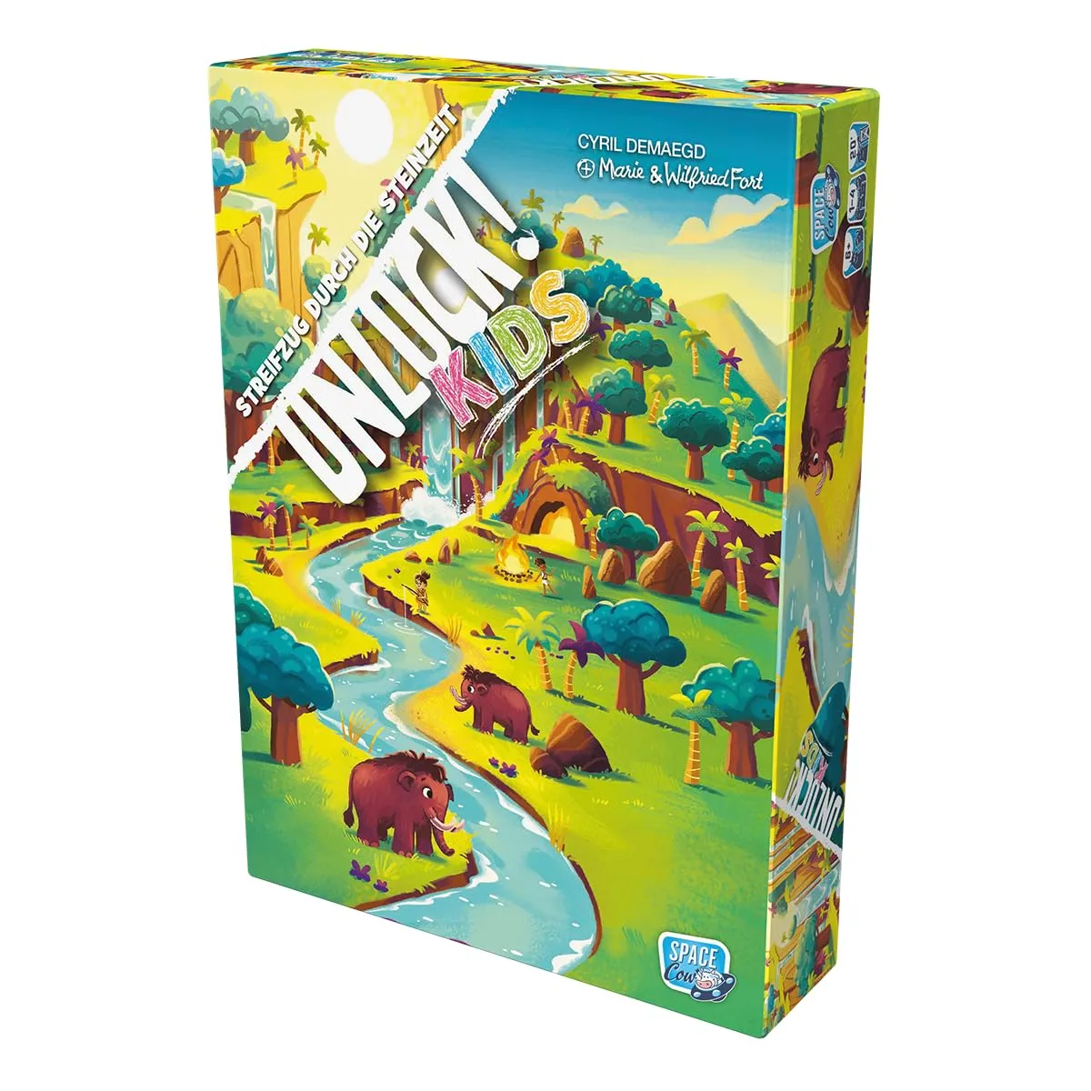 Asmodee Unlock Kids Streifzug durch die Steinzeit Kinderspiel