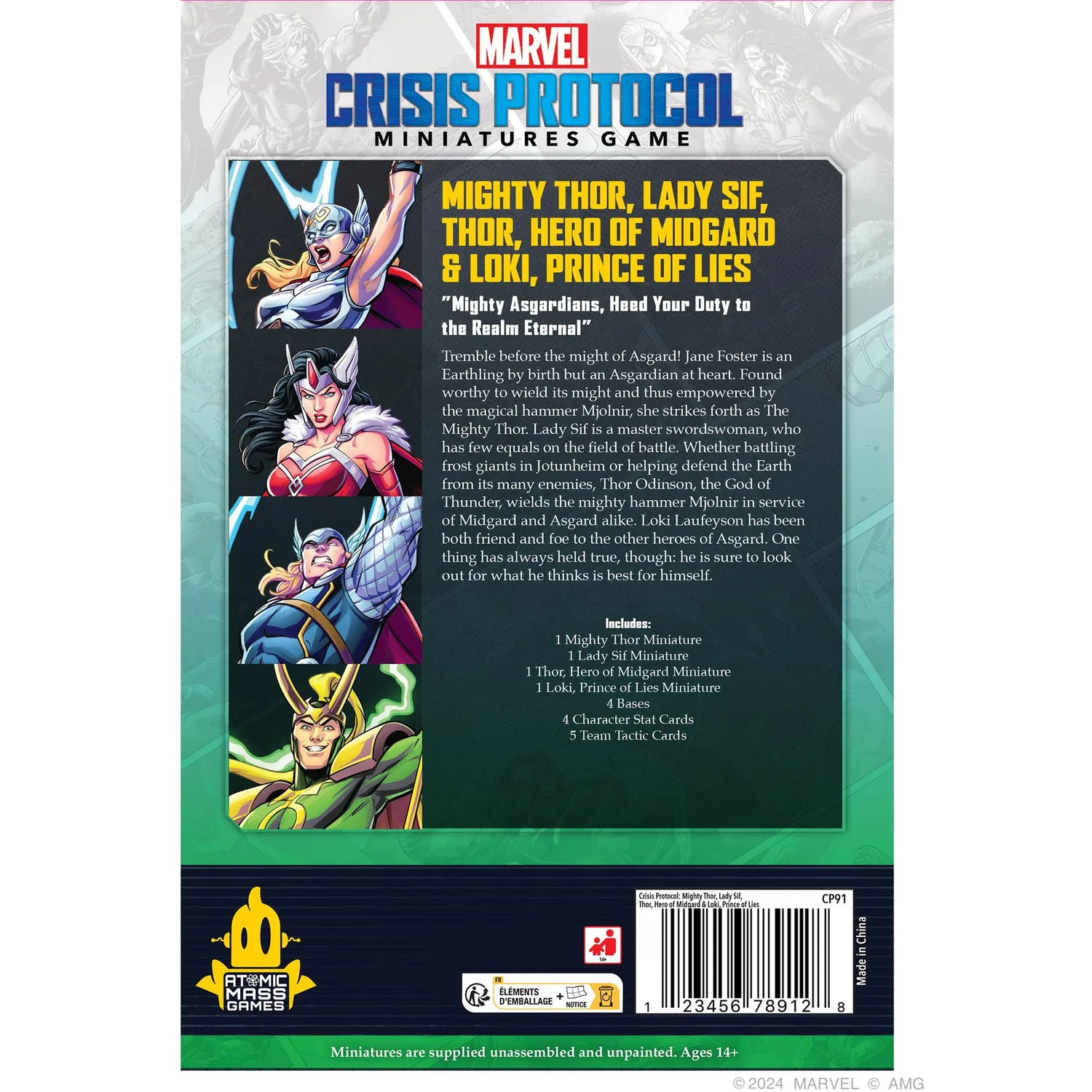 Atomic Mass Marvel Crisis Protocol Mighty Thor Charakter-Erweiterung