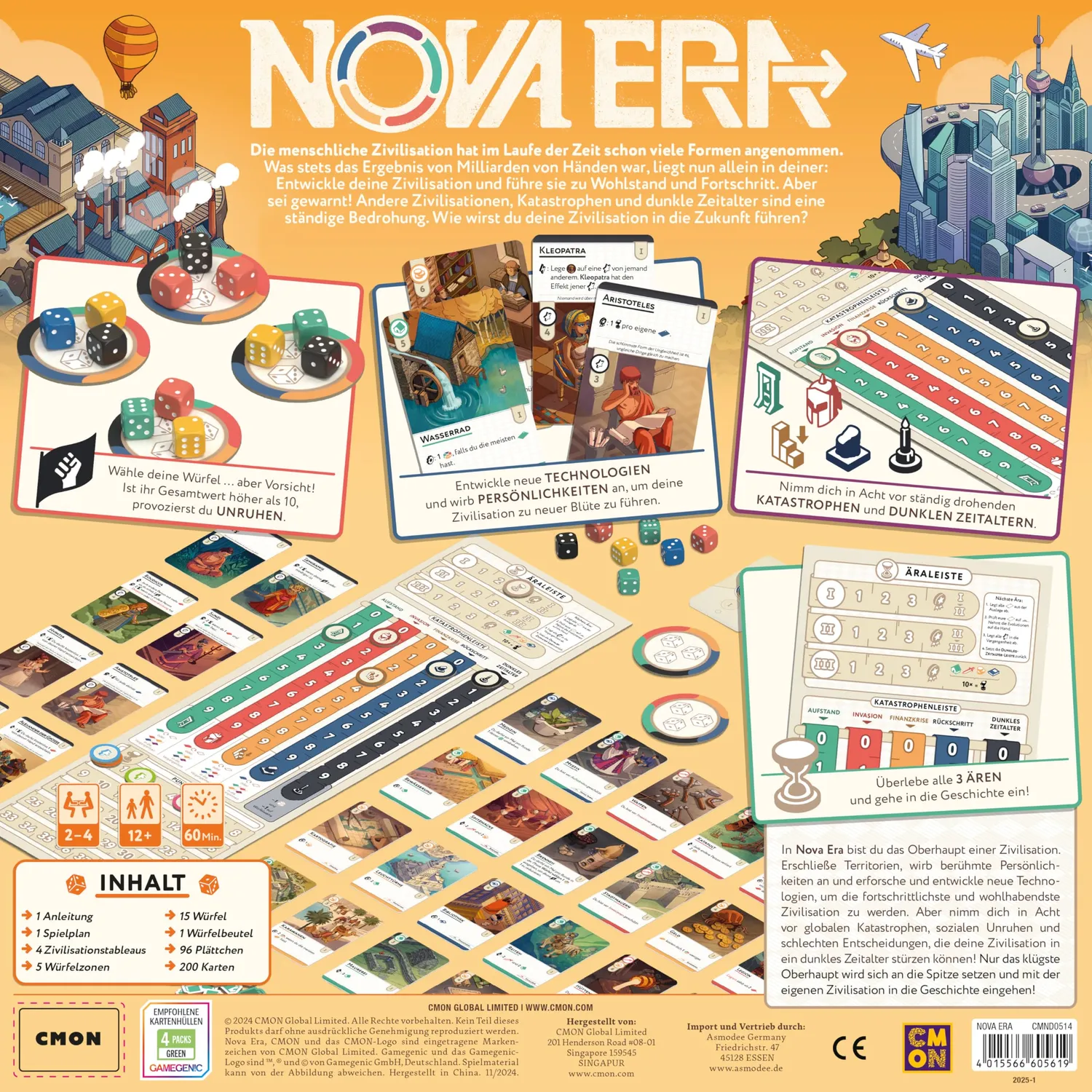 CMON Nova Era Strategiespiel Deutsch für Kenner