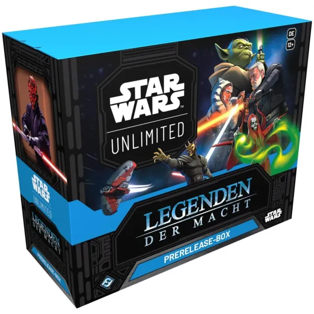 Asmodee Star Wars Unlimited Legenden der Macht Prerelease Box 6 Booster