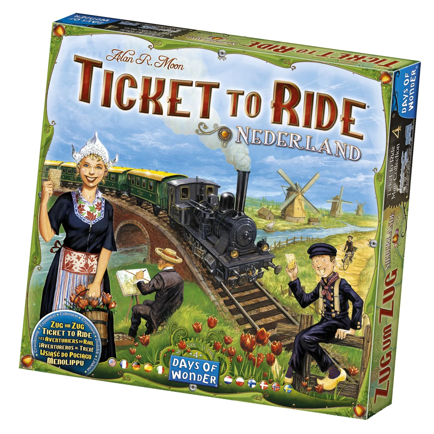 Asmodee Zug um Zug USA 1910 Erweiterung Zielkarten