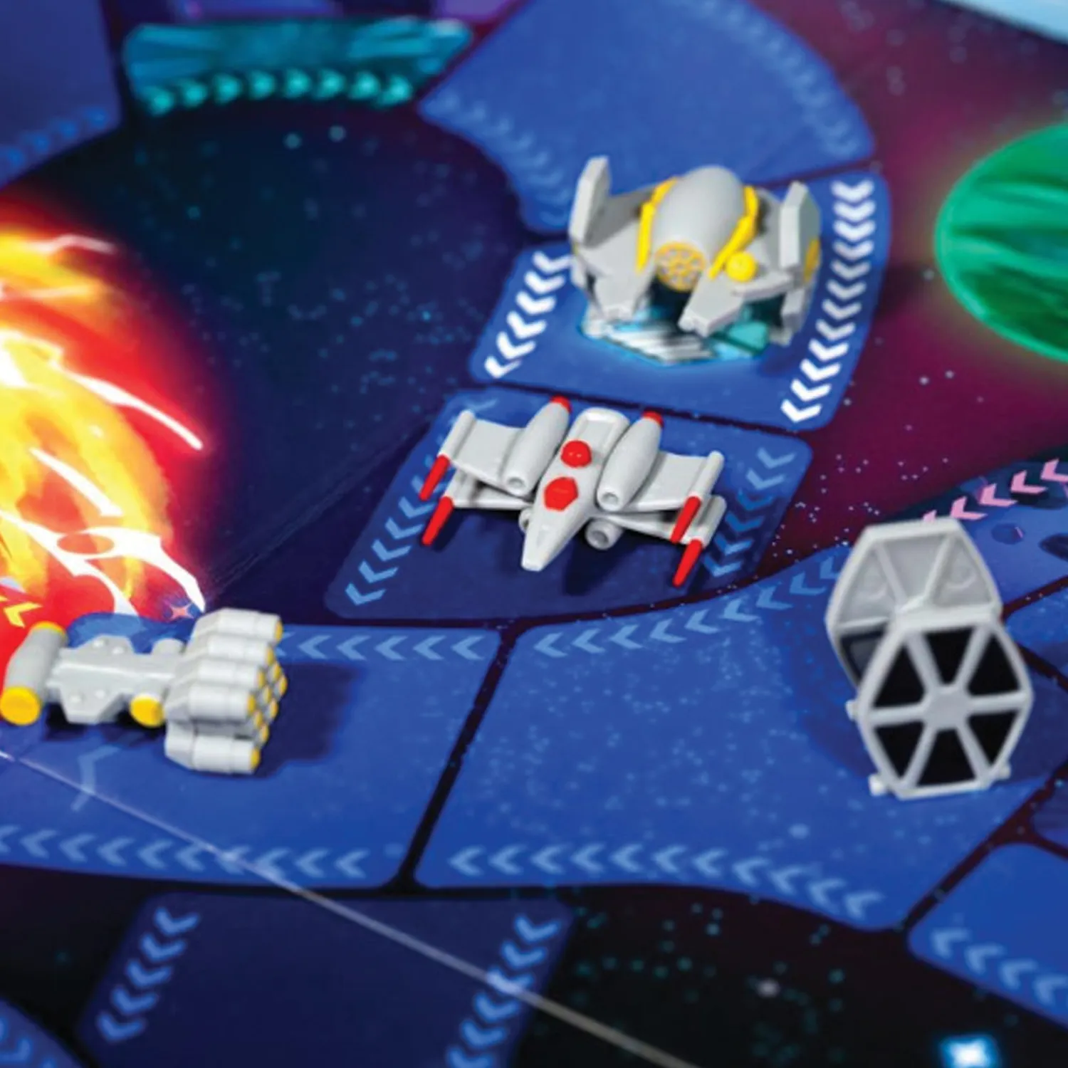 Asmodee Star Wars Super Teams Familienspiel Rennen 4 Teams