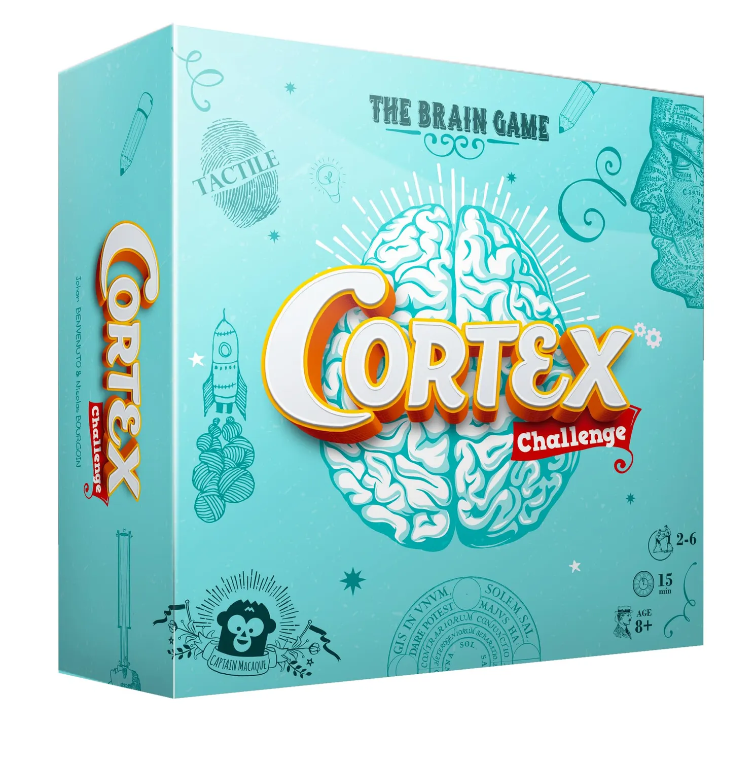 Zygomatic Cortex Challenge original Partyspiel türkis 2-6 Spieler