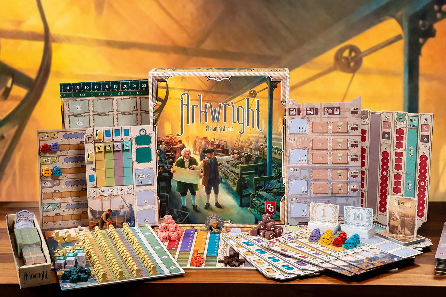 Capstone Games Arkwright Anniversary Brettspiel Wirtschaft
