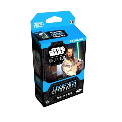 Asmodee Star Wars Unlimited Legends of the Force Deck Qui-Gon Jinn