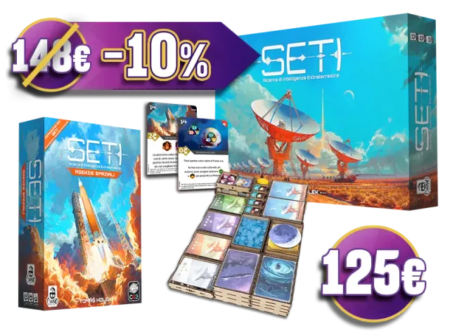 Cranio SETI Super Bundle Organizer Brettspiel Bundle mit Organizer