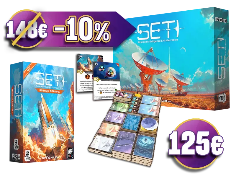 Cranio SETI Super Bundle Organizer Brettspiel Bundle mit Organizer