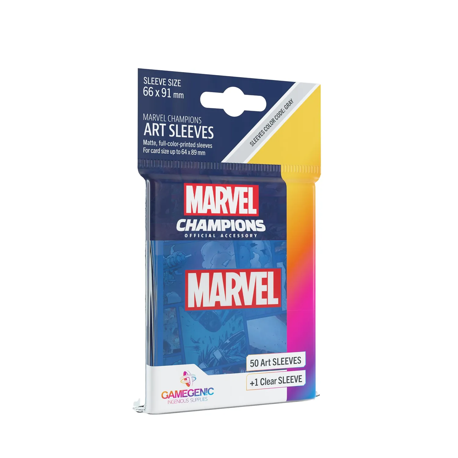 Gamegenic Marvel Champions She-Hulk Art Sleeves 50+1 Grau