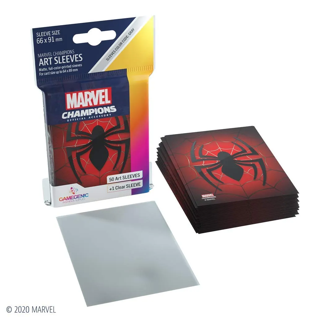 Gamegenic Marvel Champions Art Sleeves Spider-Man 51 Hüllen