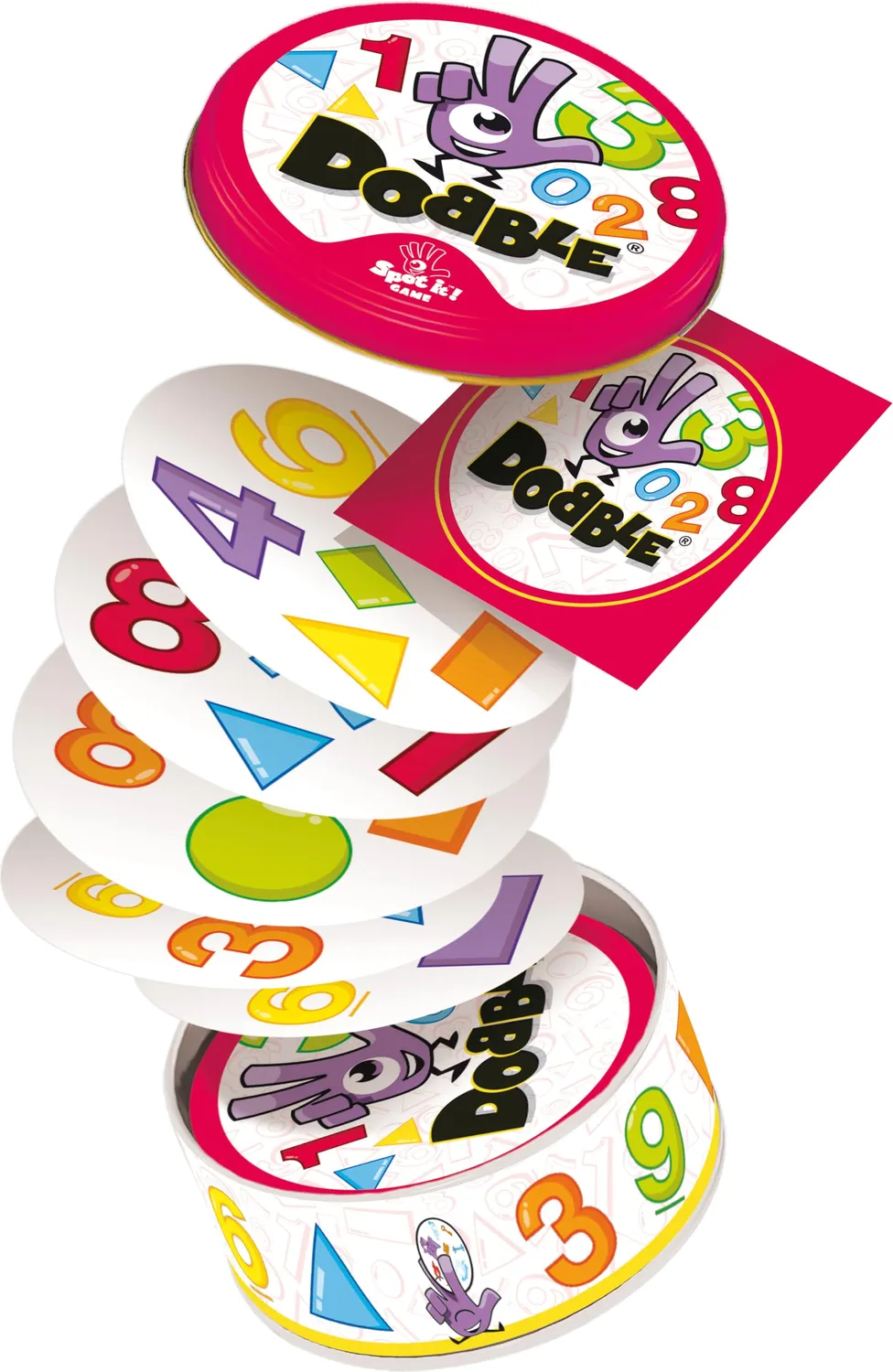 Asmodee Dobble 1 2 3 Kinderspiel deutsch Blechdose