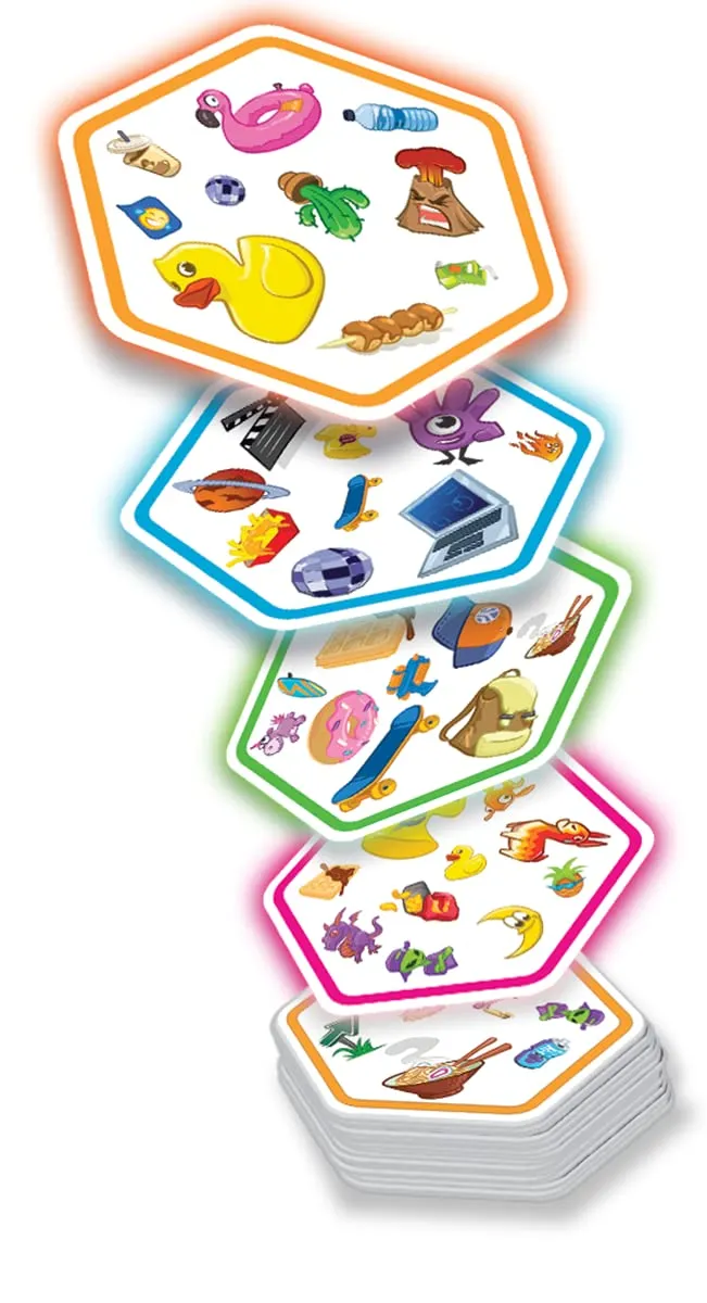 Dobble Connect Kartenspiel Teamspiel 90 Karten