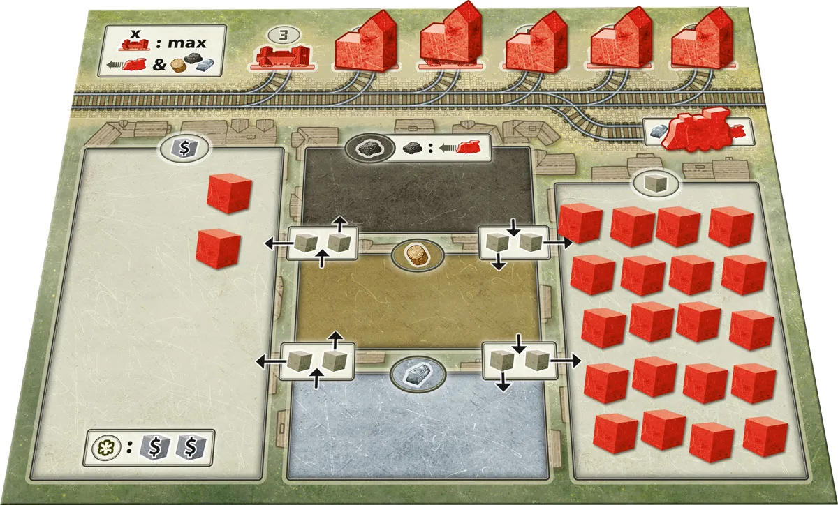 Spielefaible CUBE Express Brettspiel Würfel kurz