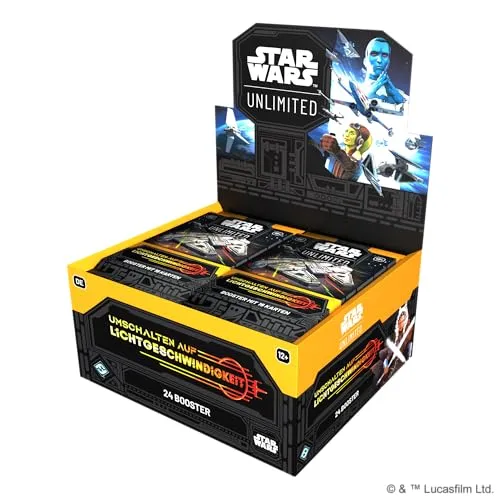 Asmodee Star Wars Unlimited Lichtgeschwindigkeit Booster 16 Karten