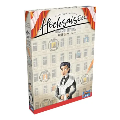 Lookout Hochsaison Grand Hotel Roll & Write Würfelspiel Deutsch 2-4 Spieler