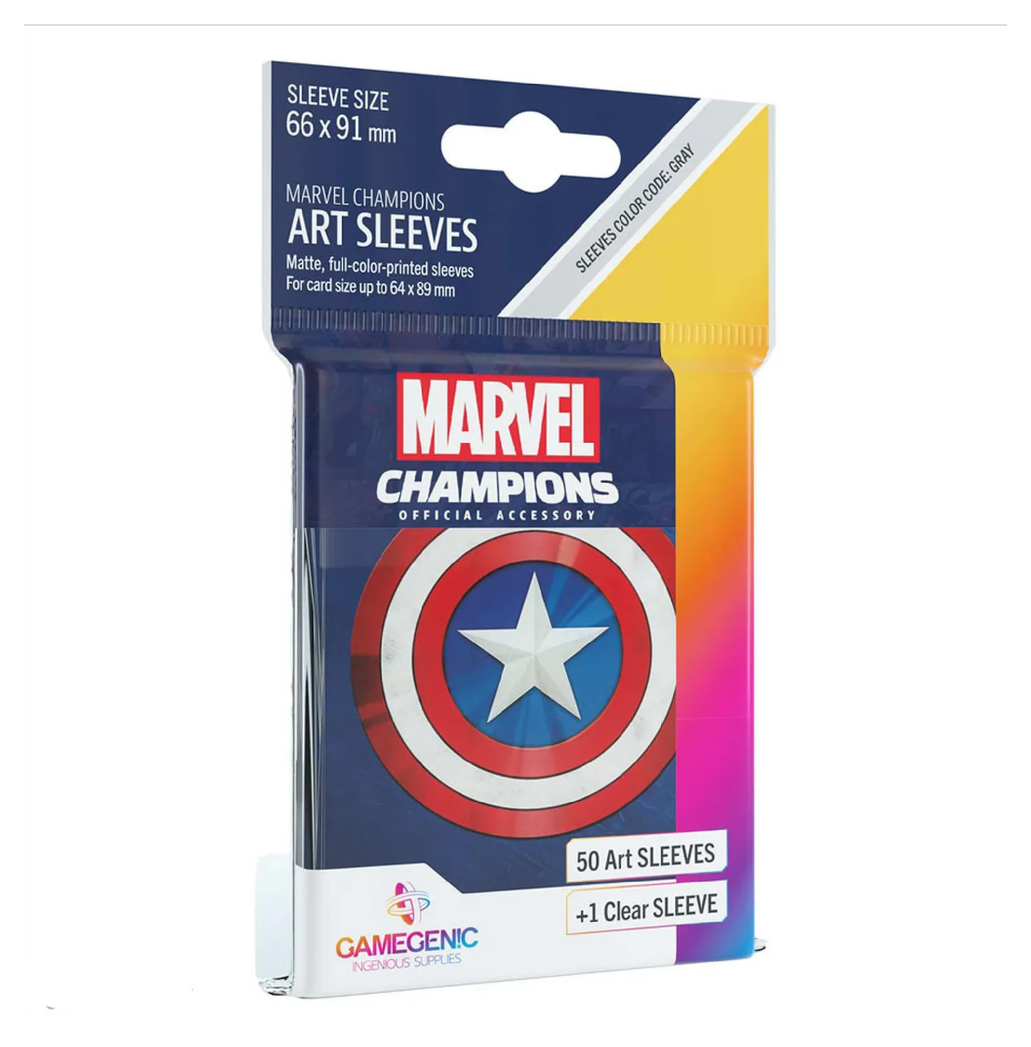 Gamegenic Marvel Champions She-Hulk Art Sleeves 50+1 Grau