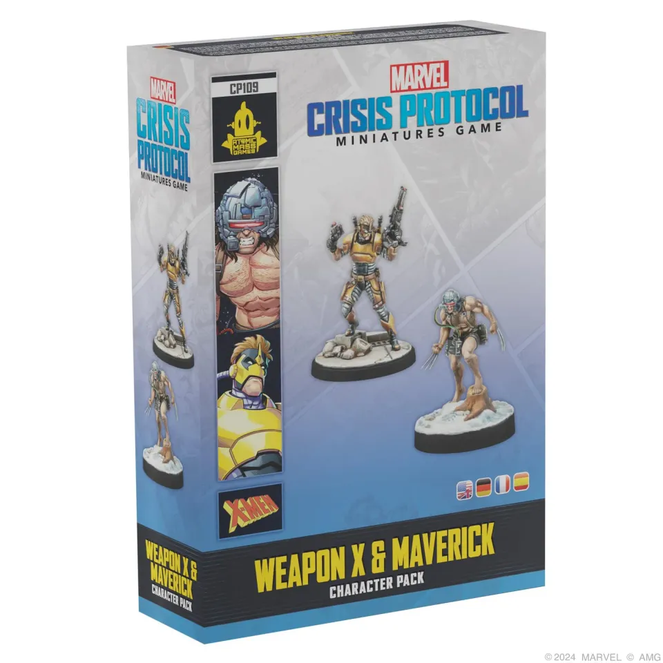 Marvel Crisis Protocol Weapon X & Maverick Charakter Pack