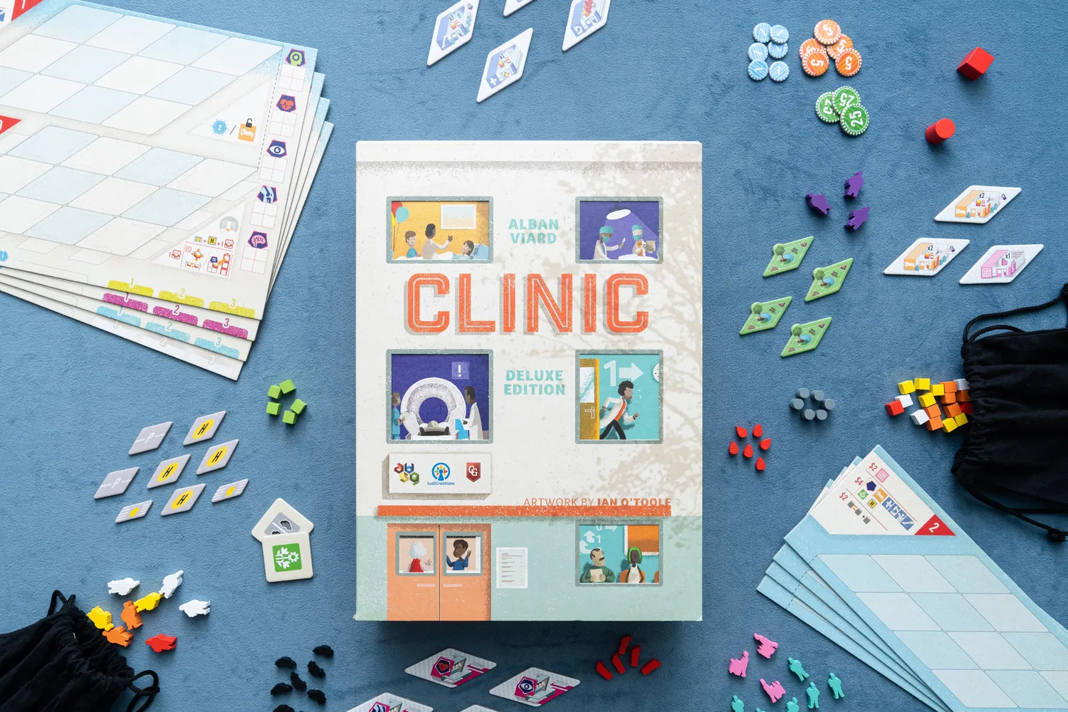 Capstone Clinic Deluxe Edition Brettspiel Krankenhaus