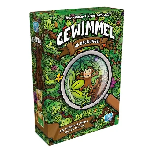 SPACE Cow Gewimmel im Dschungel Kinderspiel 2-4 Spieler Wimmelbild