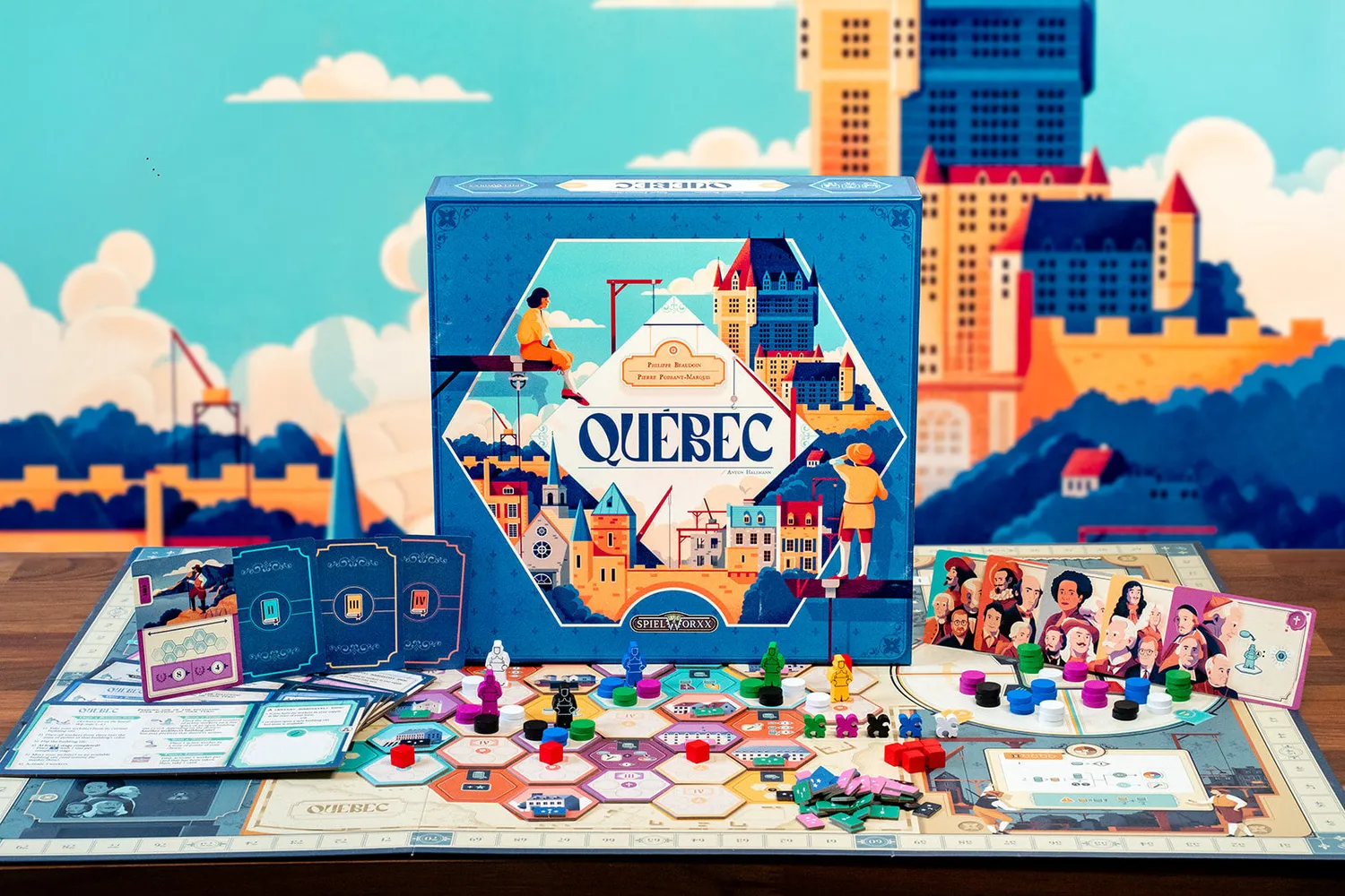 Capstone Games Québec Brettspiel Einfluss