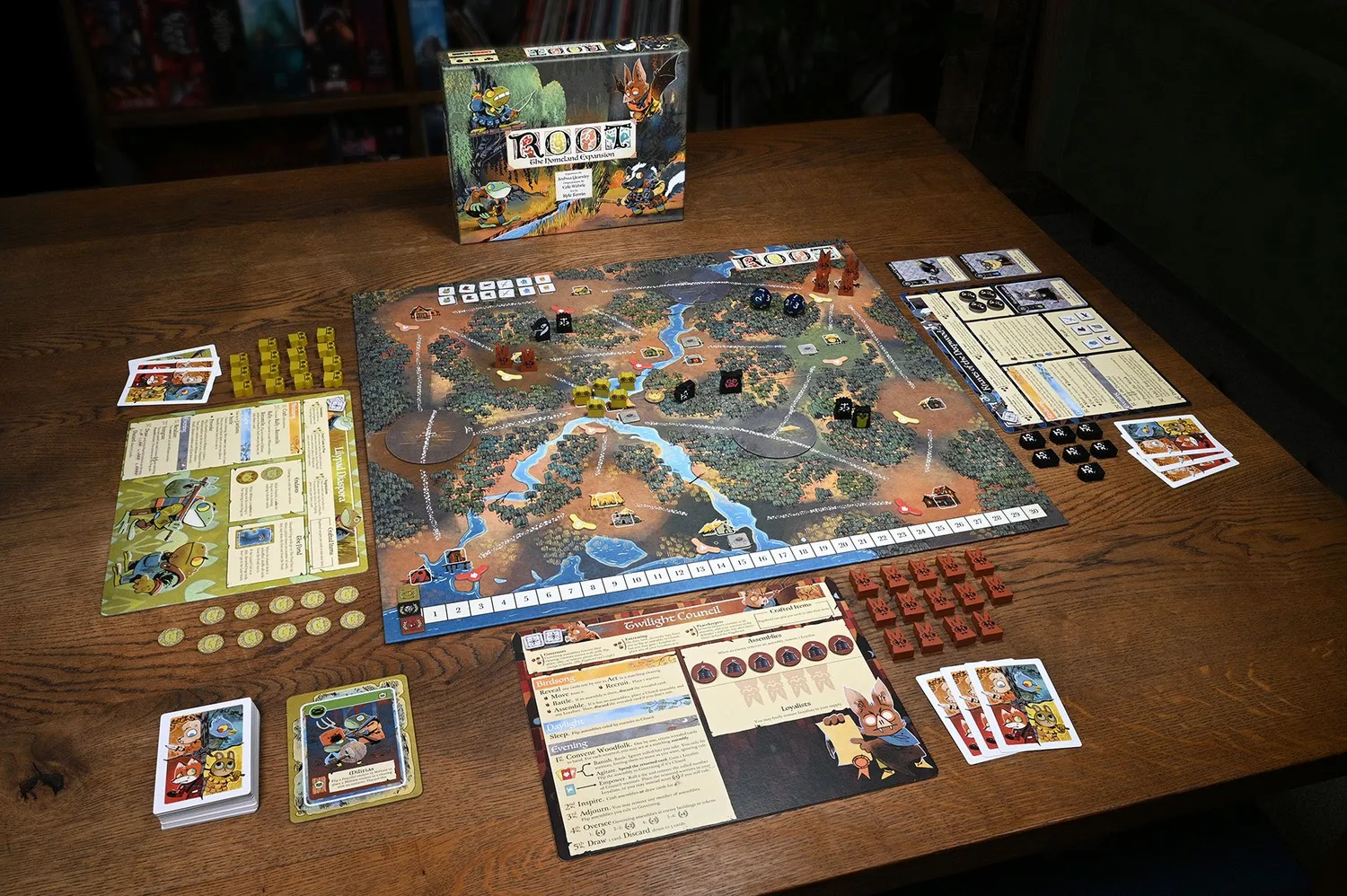 Leder Games Root Homeland Erweiterung 3 Fraktionen Karten