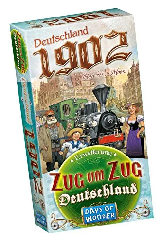 Days of Wonder Zug um Zug Deutschland 1902 Erweiterung