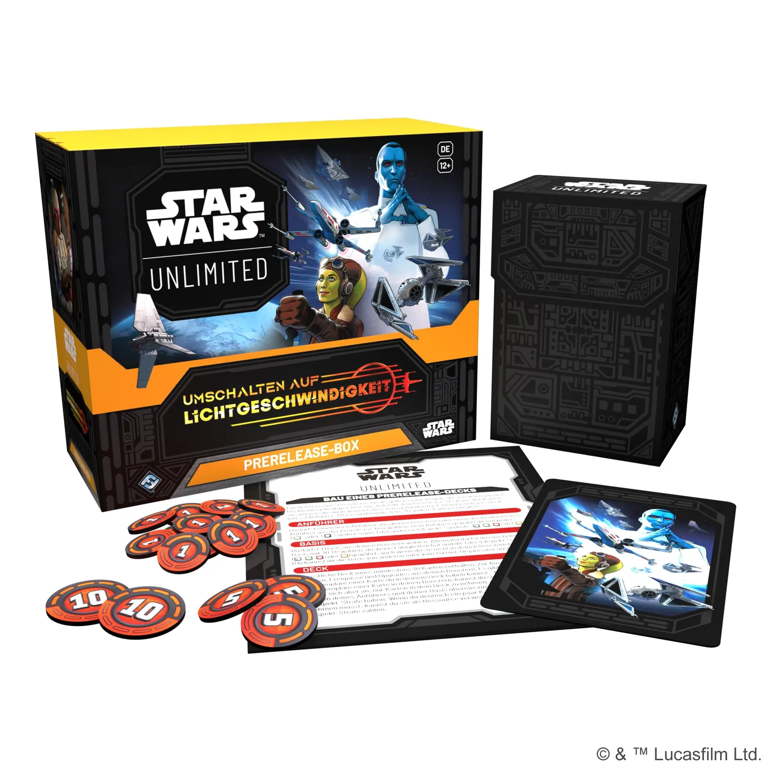 Asmodee Star Wars: Unlimited Umschalten auf Lichtgeschwindigkeit Box