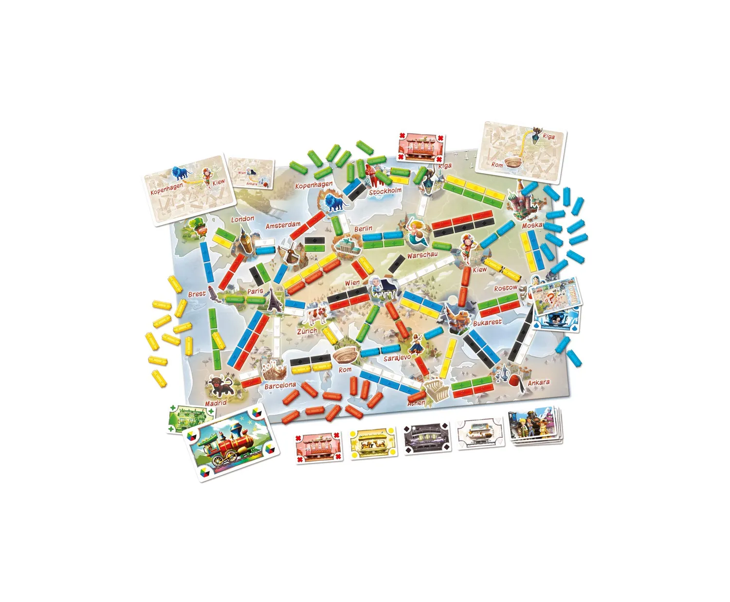 Days of Wonder Zug um Zug Meine erste Reise Kinderspiel Deutsch