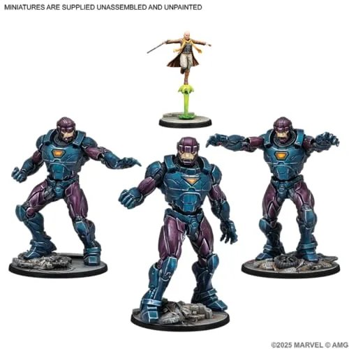 Asmodee Marvel Crisis Protocol Sentinels Affiliation Pack Tabletop