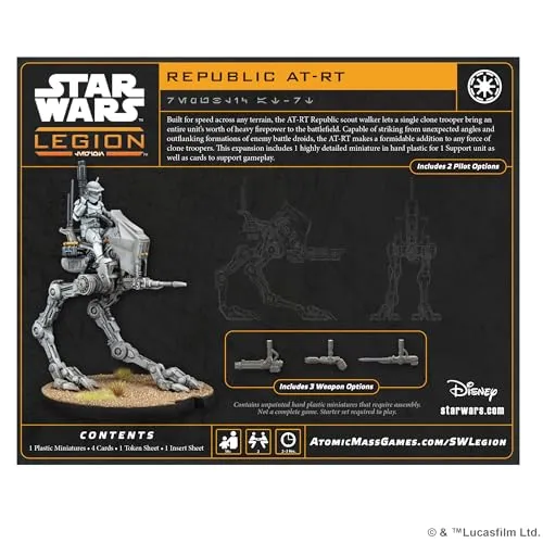 Star Wars Legion Republic AT-RT Erweiterung Tabletop Multilingual