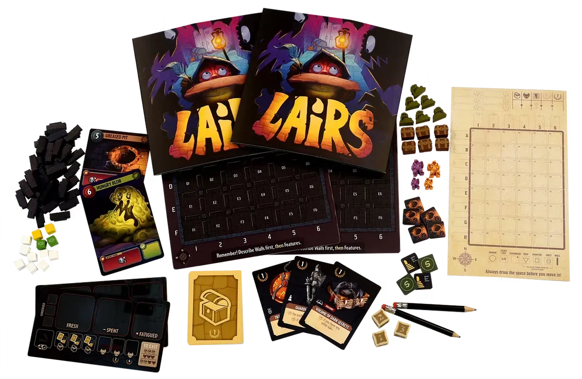 Cranio Lairs Brettspiel Duell mit Box Zero