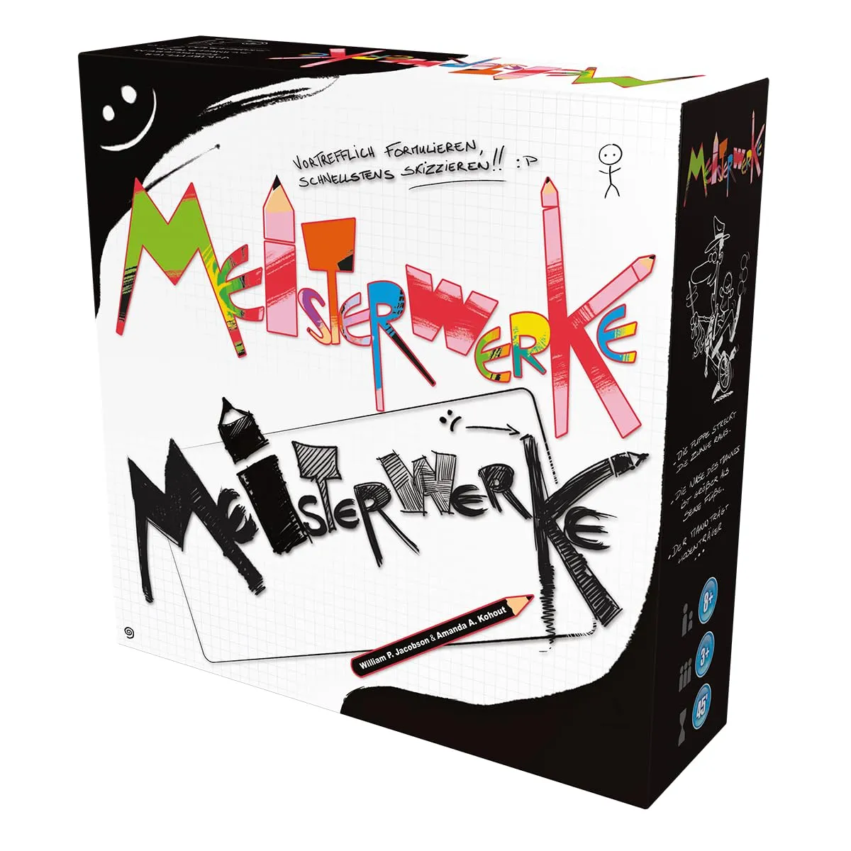 Asmodee Meisterwerke Partyspiel Alte Auflage Zeichenspiel