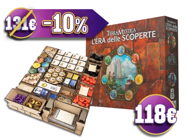 Cranio Terra Mystica Ära Entdeckungen Brettspiel Bundle Organizer