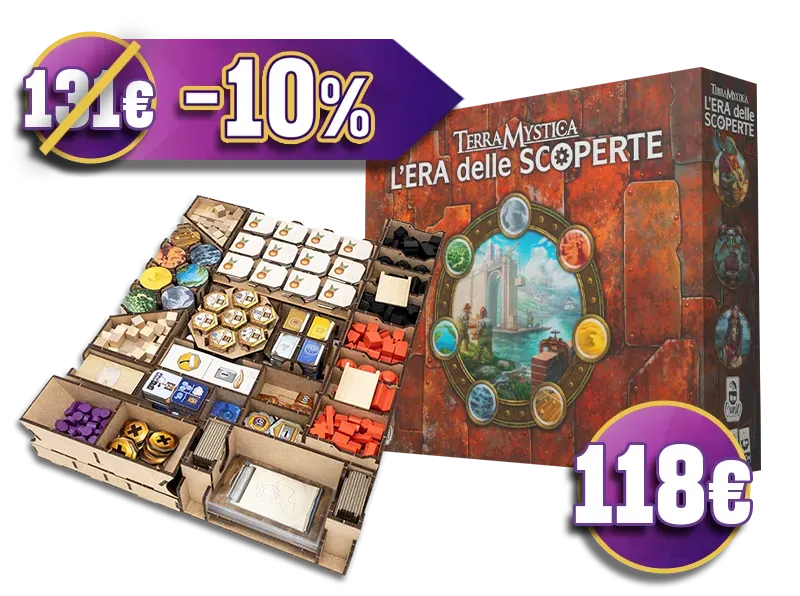 Cranio Terra Mystica Ära Entdeckungen Brettspiel Bundle Organizer