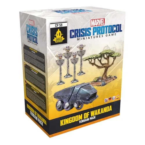 Atomic Mass Games Marvel Crisis Protocol Wakanda Gelände Deutsch 11tlg
