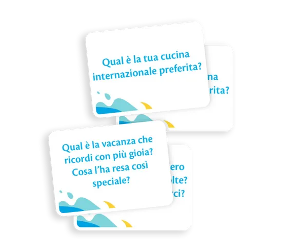 Cranio Let's Chat Storie di Viaggi Partyspiel Reise