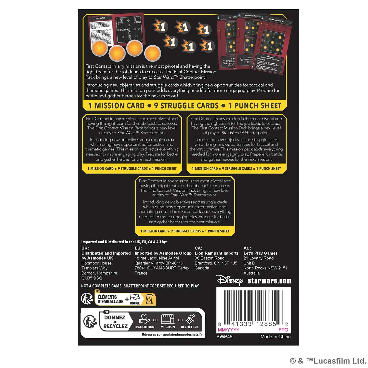 Star Wars Shatterpoint First Contact Missionspack Deutsch