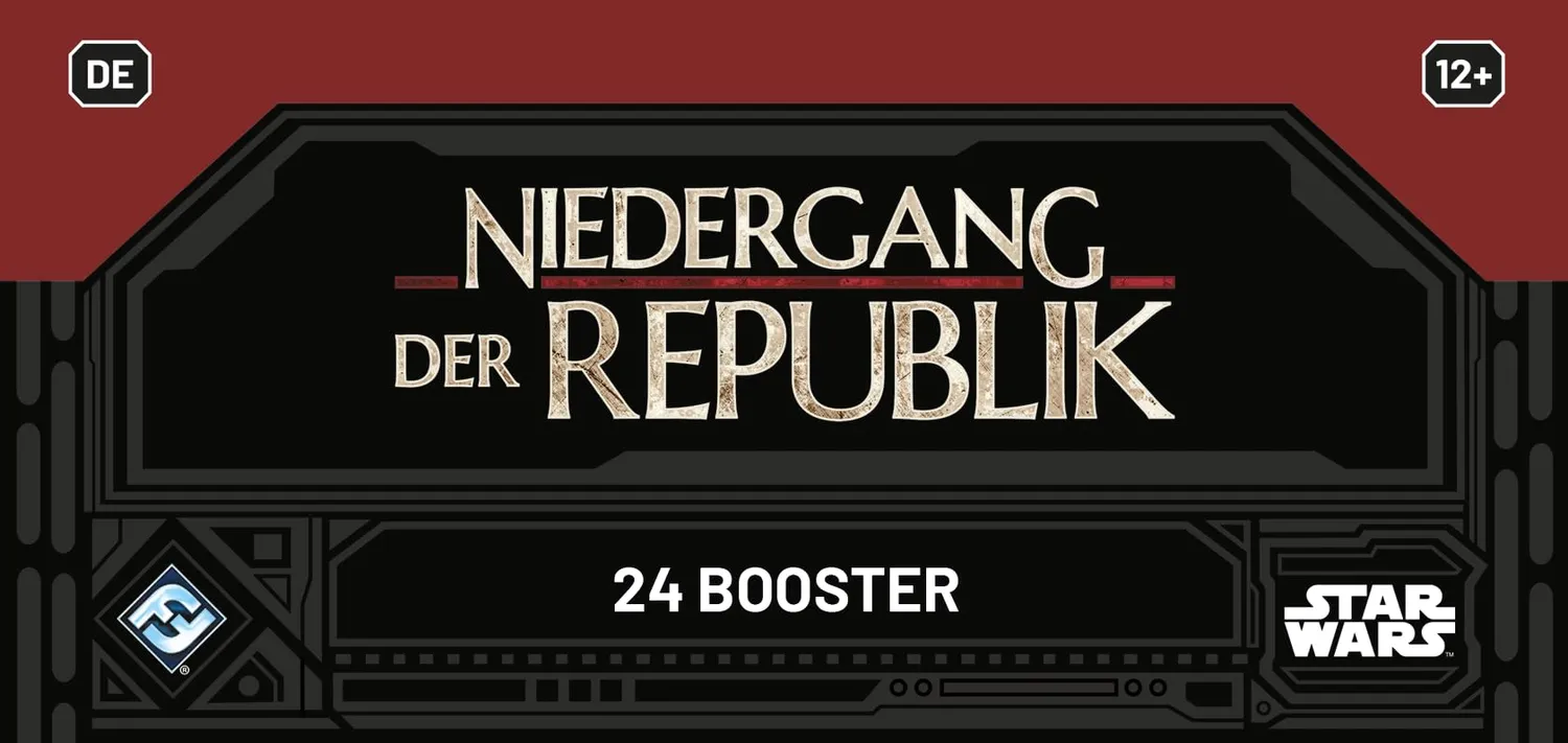 Star Wars Unlimited Niedergang der Republik Booster Display 24