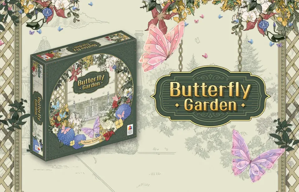 Capstone Games Butterfly Garden Brettspiel mit Mini-Erweiterung
