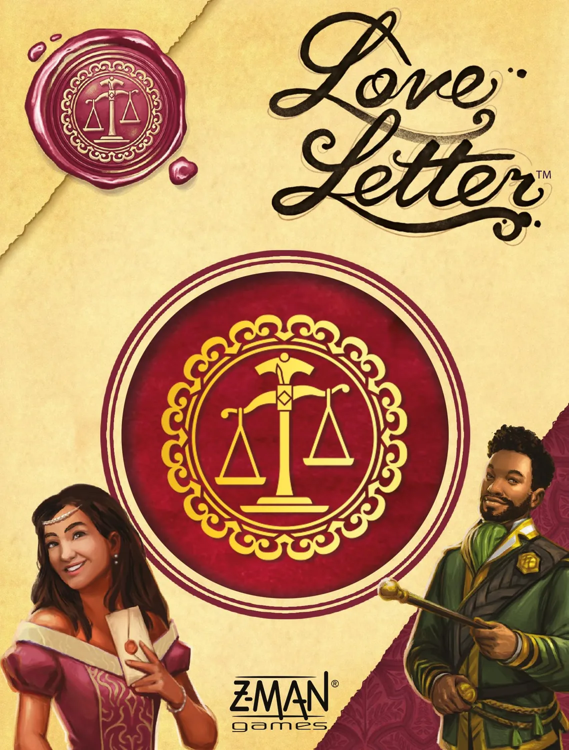 Z-Man Love Letter Kartenspiel Deutsch 2-6 Spieler Beutel