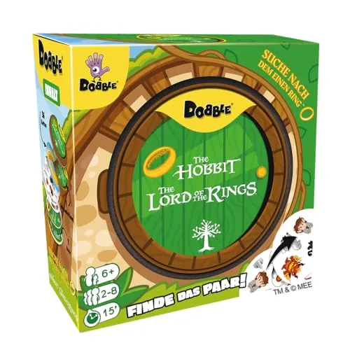 Dobble Herr der Ringe Kartenspiel Dose für Reaktionsspiel